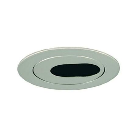 JESCO LIGHTING GROUP Aperture Low Voltage Trim with adjustable Oval Slot Aperture. 3 in. Chrome Finish TM303CH
